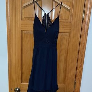 Navy Blue Dress NWOT
